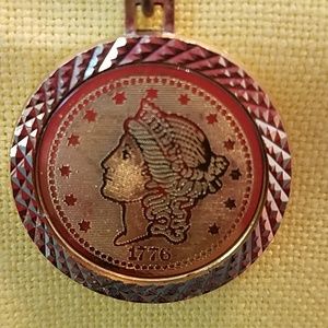 unknown Jewelry - Bicentennial Coin Necklace 1776-1976 unknown Jewelry - Bicentennial Coin Necklace 1776-1976
